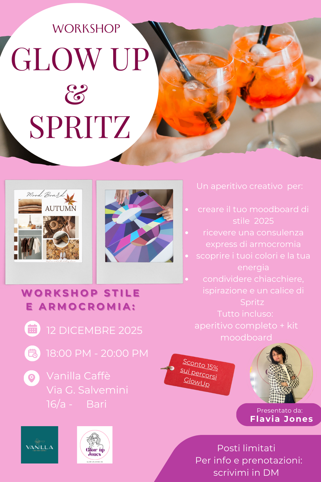 Glow Up & Spritz - Biglietto Evento